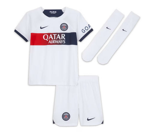 Kit PSG Nike Extérieur Stadium 23/24 - Jeune Enfant